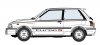 Hasegawa 20508 Toyota Starlet EP71 Turbo-S (3Door) Middle Version Super-Limited 1/24